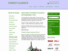 Tablet Screenshot of forest-classics.co.uk